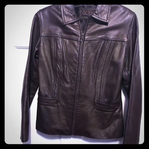 Guess Genuine Leather Jacket